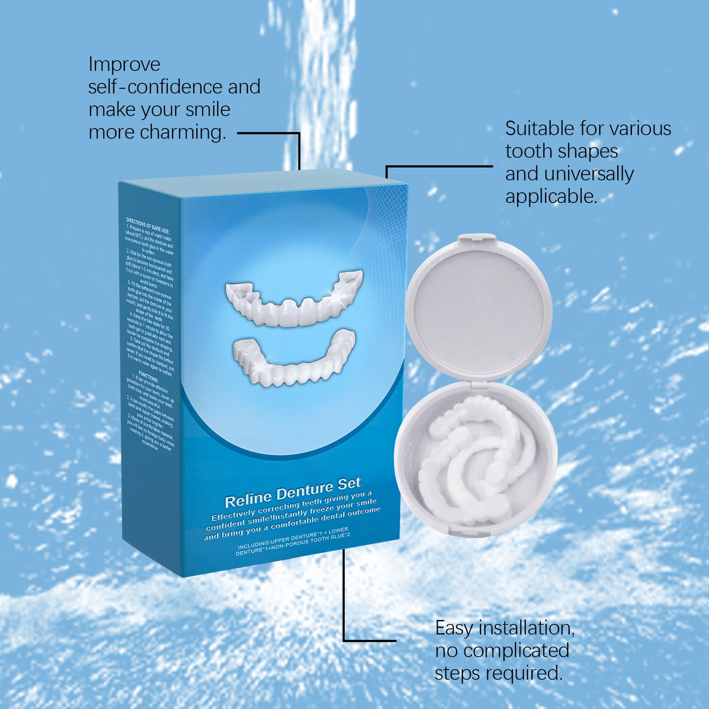 🔥Clearance sale on plastic dentures and cleaning tablets🔥