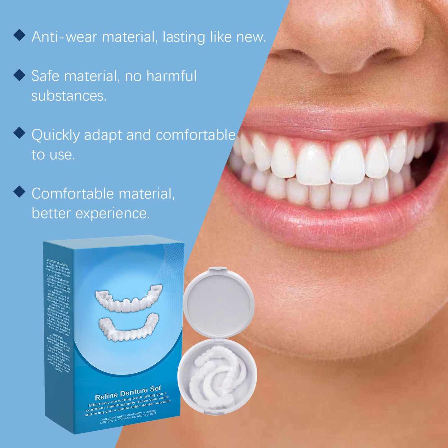 🔥Clearance sale on plastic dentures and cleaning tablets🔥