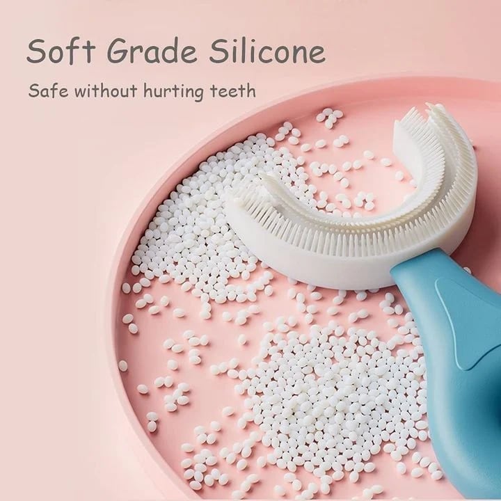 ??All Rounded Children U-Shape Toothbrush??