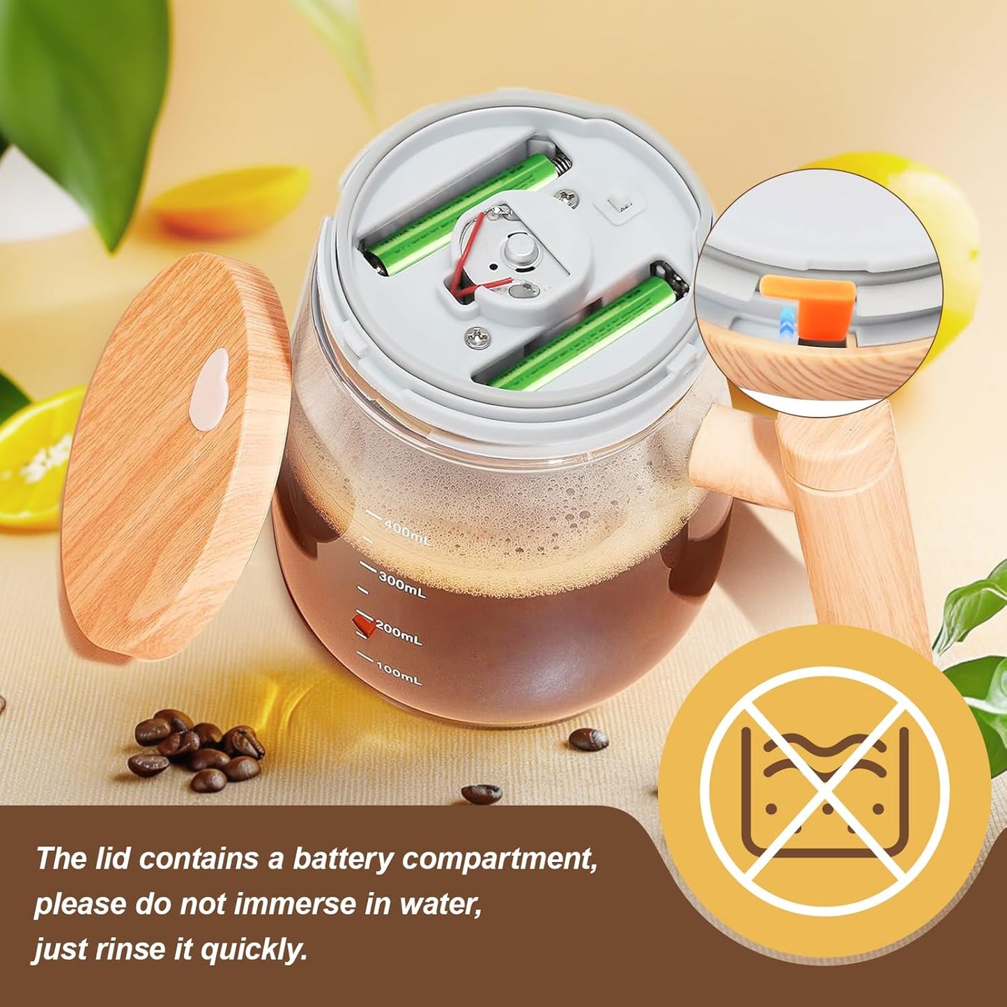 Electric Blender Cup 🥤 | 30s Smooth Mixer (Type-C/ Battery Version)