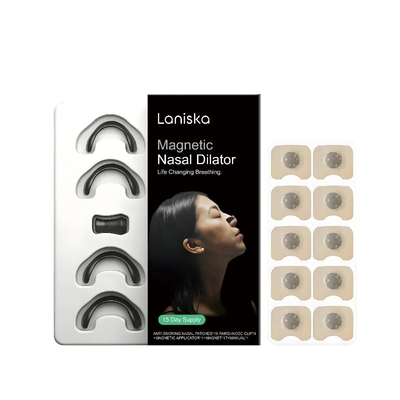 Intake Breathing Nasal Strip Starter Kit (15 Count, Clear) - Boost Oxygen Intake, Reduce Snoring, Improve Sleep Quality - Sweat Resistant, Skin Safe Nasal Strips - Extra Strength Snoring Solution