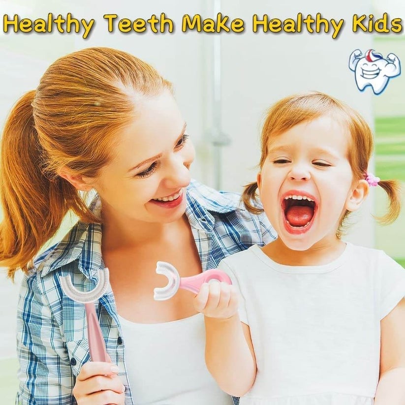 ??All Rounded Children U-Shape Toothbrush??