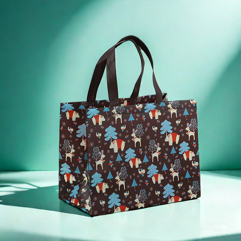 🔥[Best Gift For Kids] Halloween & Christmas Non-Woven Candy Tote Bag🔥