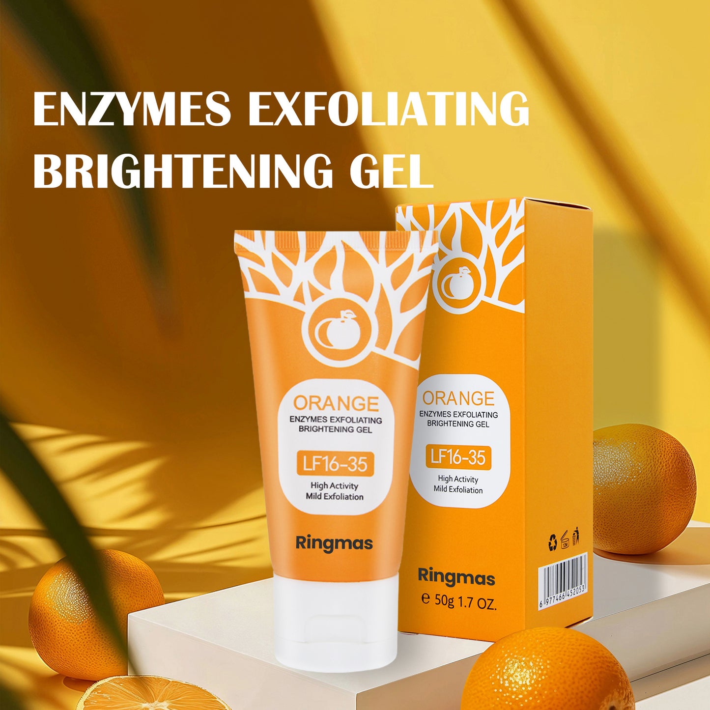🔥Orange Enzyme Exfoliating Gel – The Gentle Miracle Your Skin Craves (See Results in Three Treatments)