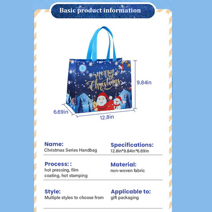 🔥[Best Gift For Kids] Halloween & Christmas Non-Woven Candy Tote Bag🔥