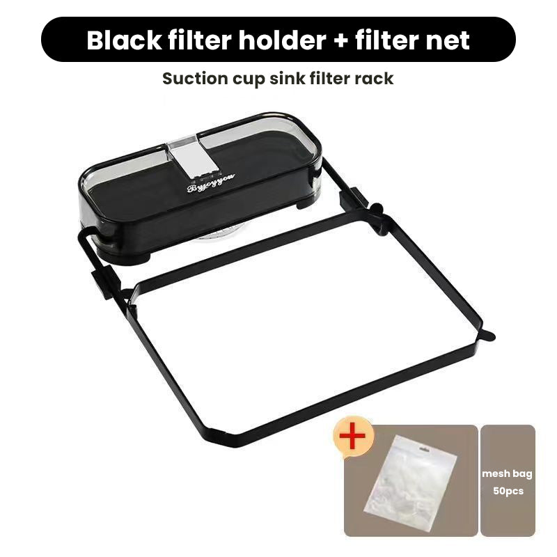 🔥Suction Cup Sink Filter Holder No more clogged sinks! With this suction cup sink filter holder, kitchen waste and leftovers can be caught in one place🔥