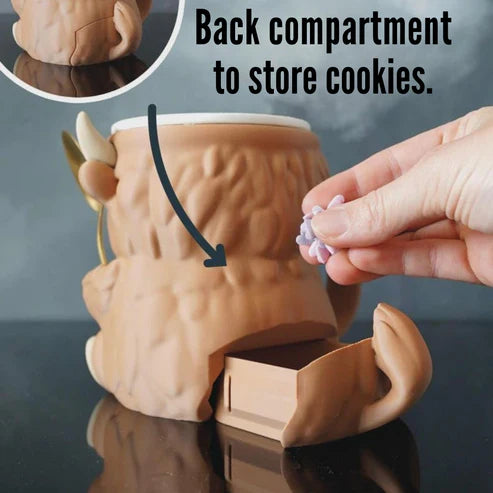 Limited Time Christmas Offer ⏰|Cow Ice Cream Pint Holder Dual Spoon Sockets