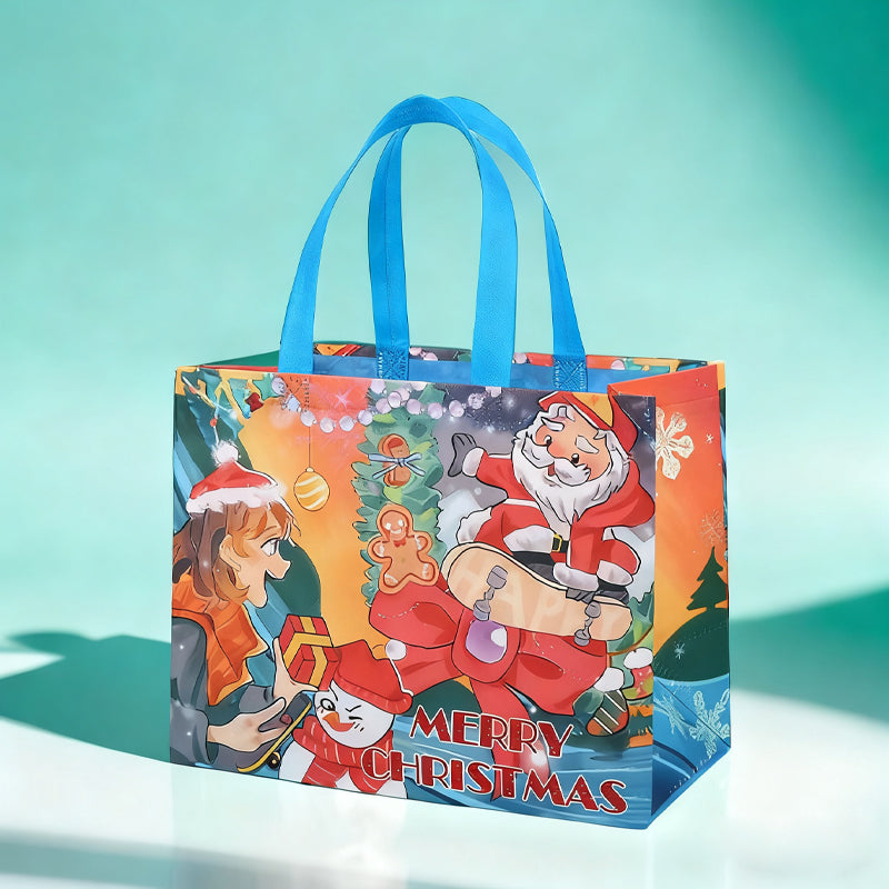 🔥[Best Gift For Kids] Halloween & Christmas Non-Woven Candy Tote Bag🔥