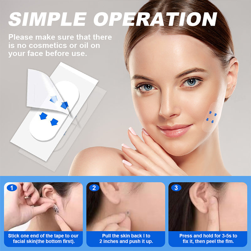 🔥Invisible face lift patch to reduce fine lines, nasolabial folds, loose skin, tighten and lift V-face patch🔥