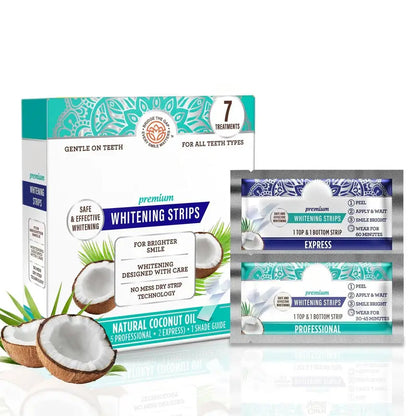 ✨Get sparkling white teeth with these teeth whitening strips💥(Five courses of treatment are effective)
