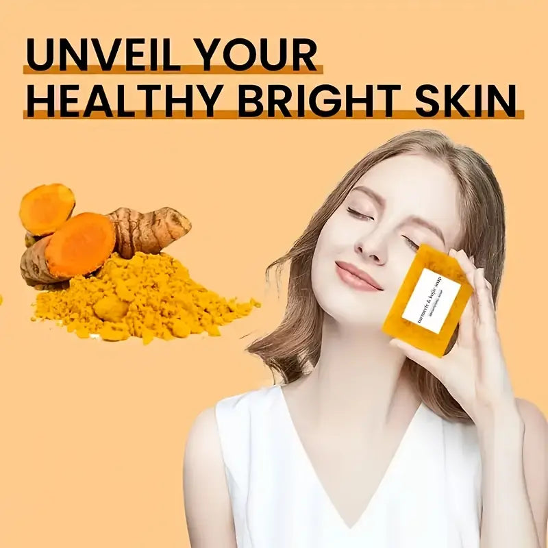 ✨Turmeric Kojic Acid Brightening Soap, Spot-Removing and Brightening Soap✨ (Effective after Three Courses of Treatment)