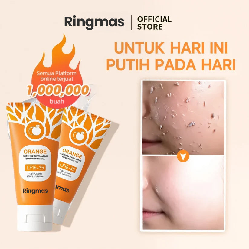 🔥Orange Enzyme Exfoliating Gel – The Gentle Miracle Your Skin Craves (See Results in Three Treatments)