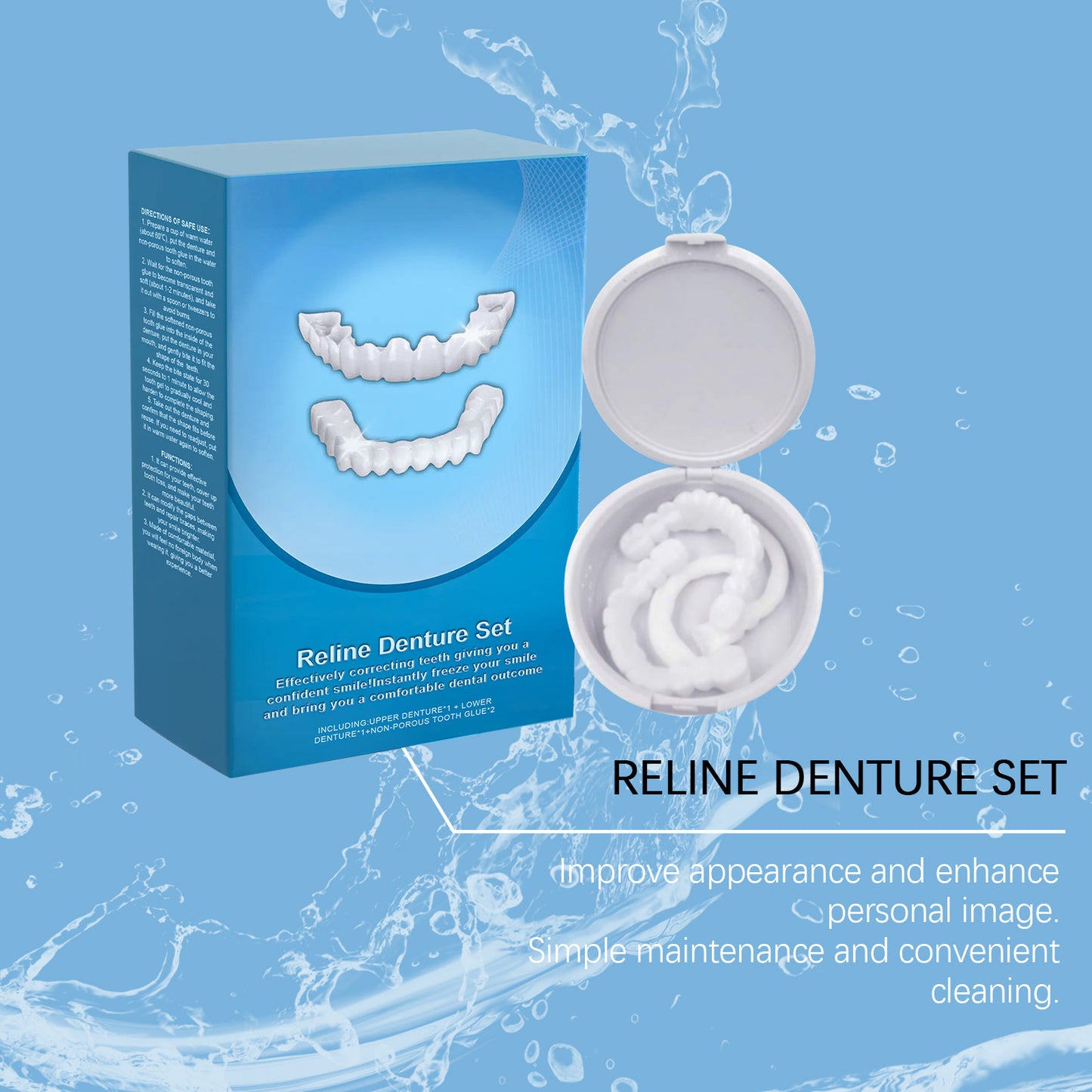 🔥Clearance sale on plastic dentures and cleaning tablets🔥