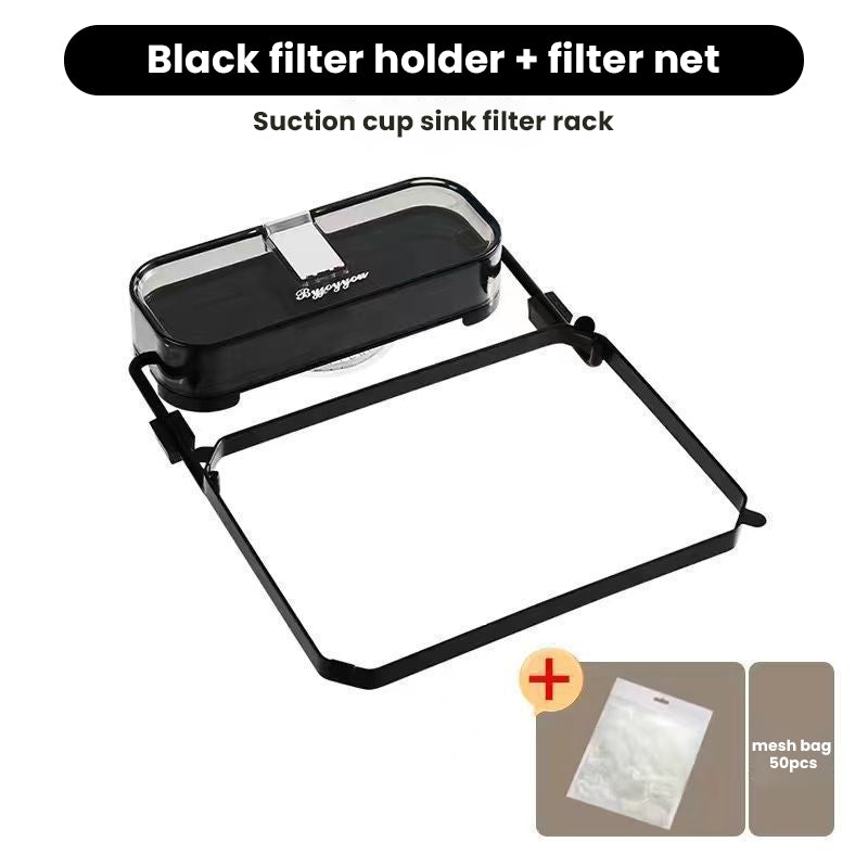 🔥Suction Cup Sink Filter Holder No more clogged sinks! With this suction cup sink filter holder, kitchen waste and leftovers can be caught in one place🔥