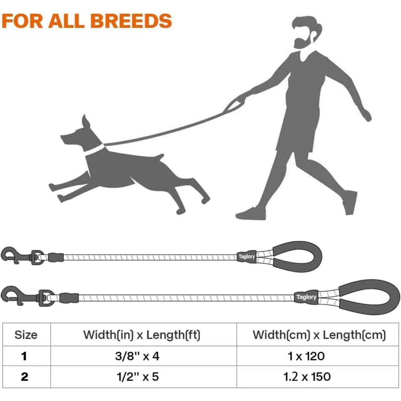 🔥Pet leash, dog leash, reflective strip, dog leash, no hand-binding, dog leash, anti-bite🔥