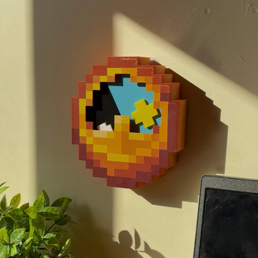 Pixel Clock 24 Hours🎮 | Retro Gaming Decor for Fans!