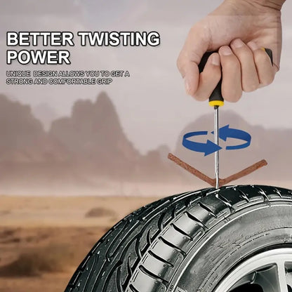 Complete tire repair kit for cars and motorcycles🔥Last day limited time offer🔥