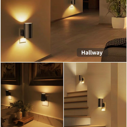 Sensor LED Night Light 🌙 | Auto-On & Dimmable—Hassle-Free Night Glow!