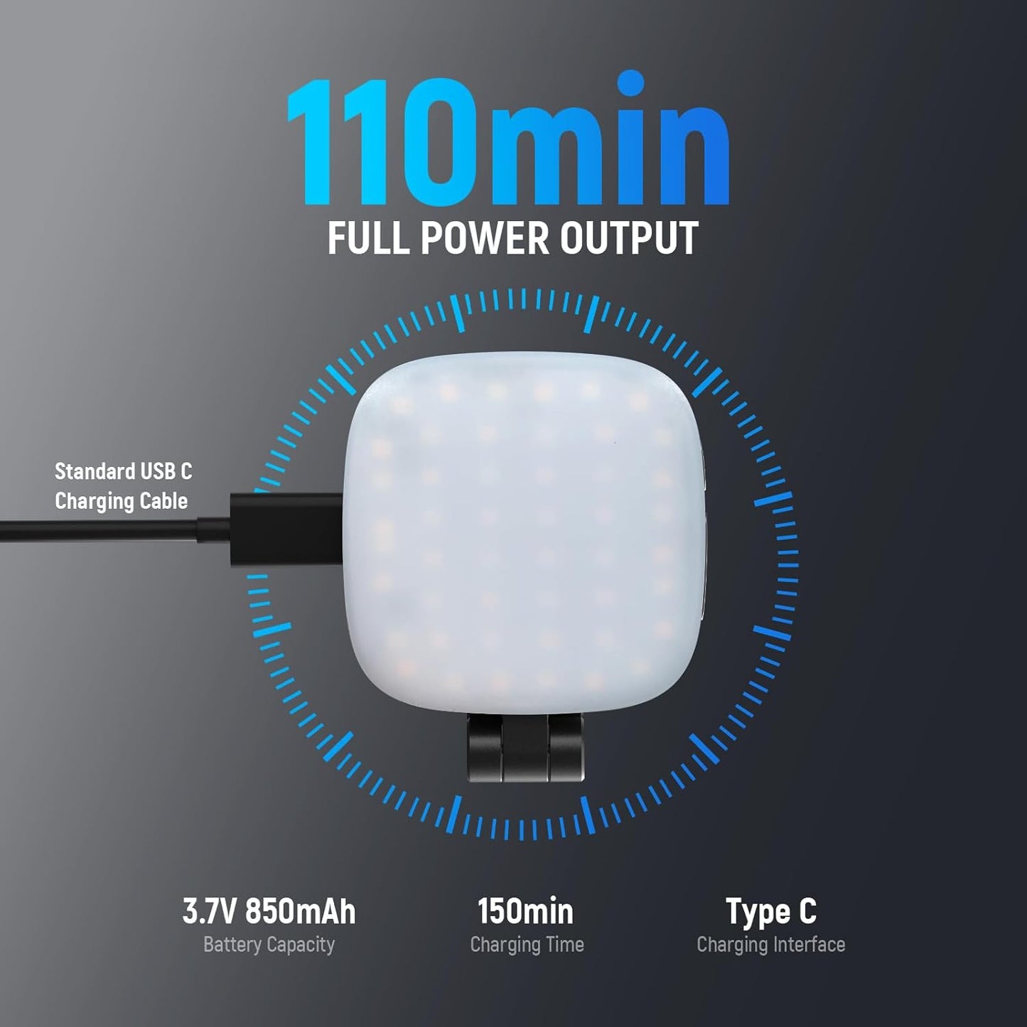 📸 Magnetic Phone Fill Light - Portable LED Selfie Ring Light for Photos/Videos, Rechargeable