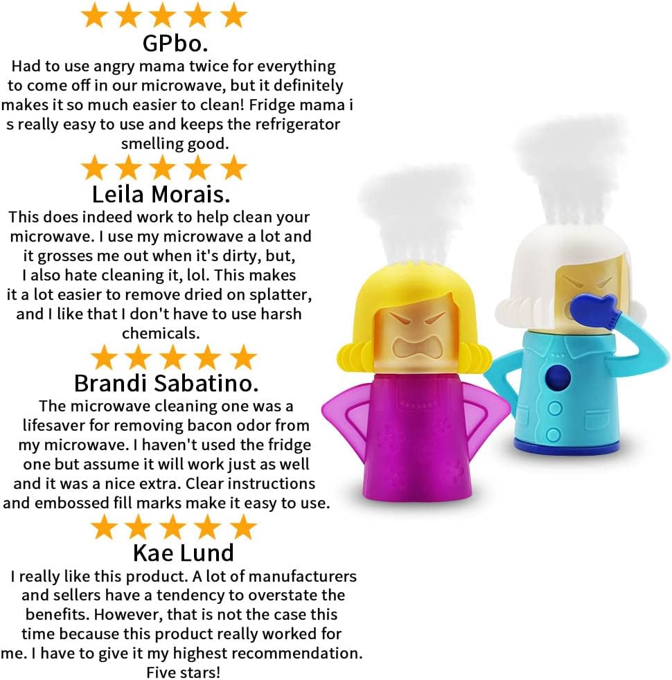 Microwave Cleaner andFridge Deodoriser. Easily Clean in Minutes for Home or Office