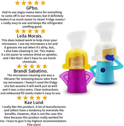 Microwave Cleaner andFridge Deodoriser. Easily Clean in Minutes for Home or Office
