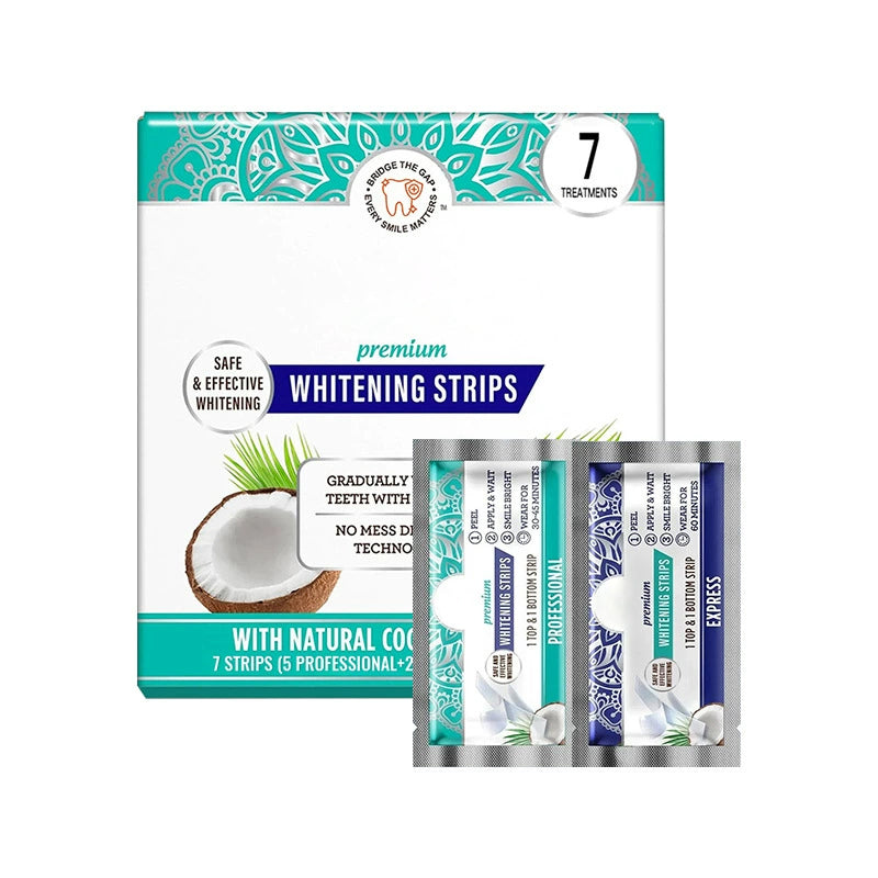 ✨Get sparkling white teeth with these teeth whitening strips💥(Five courses of treatment are effective)