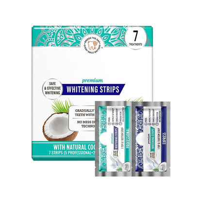 ✨Get sparkling white teeth with these teeth whitening strips💥(Five courses of treatment are effective)