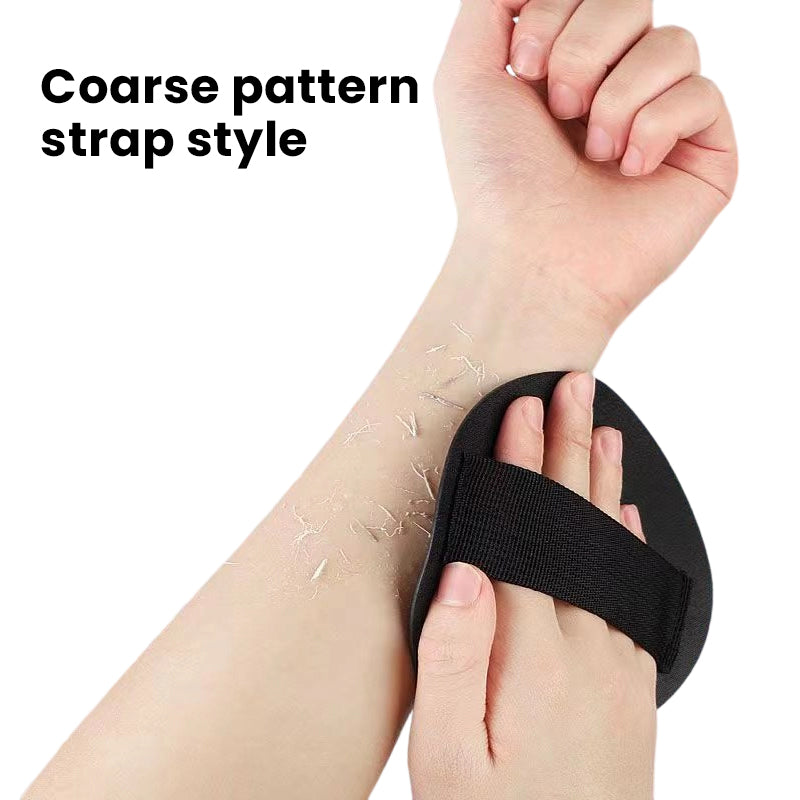 🔥 Black bath leather round cake bath towel bath artifact home dedicated mud rubbing painless Internet celebrity same style🔥