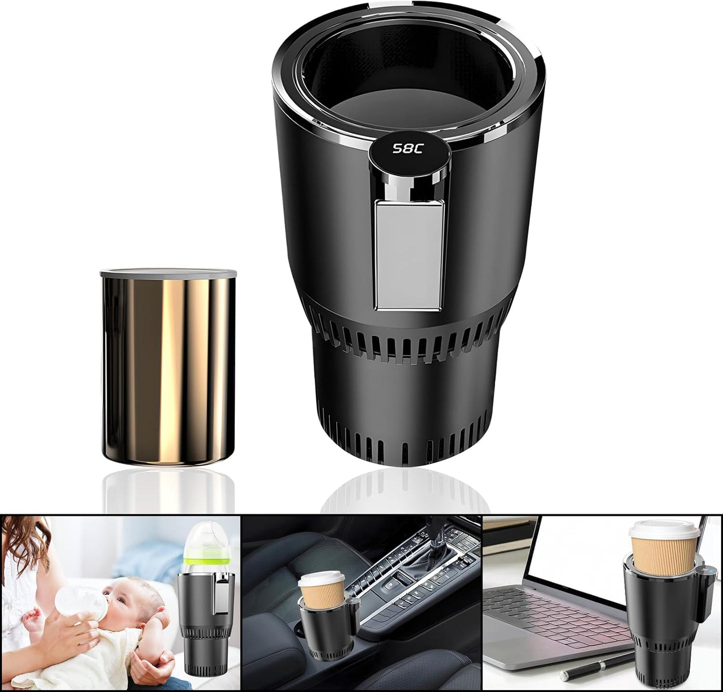 🚗Smart Car Heater & Colder Cups|Suitable for Most Cars☕