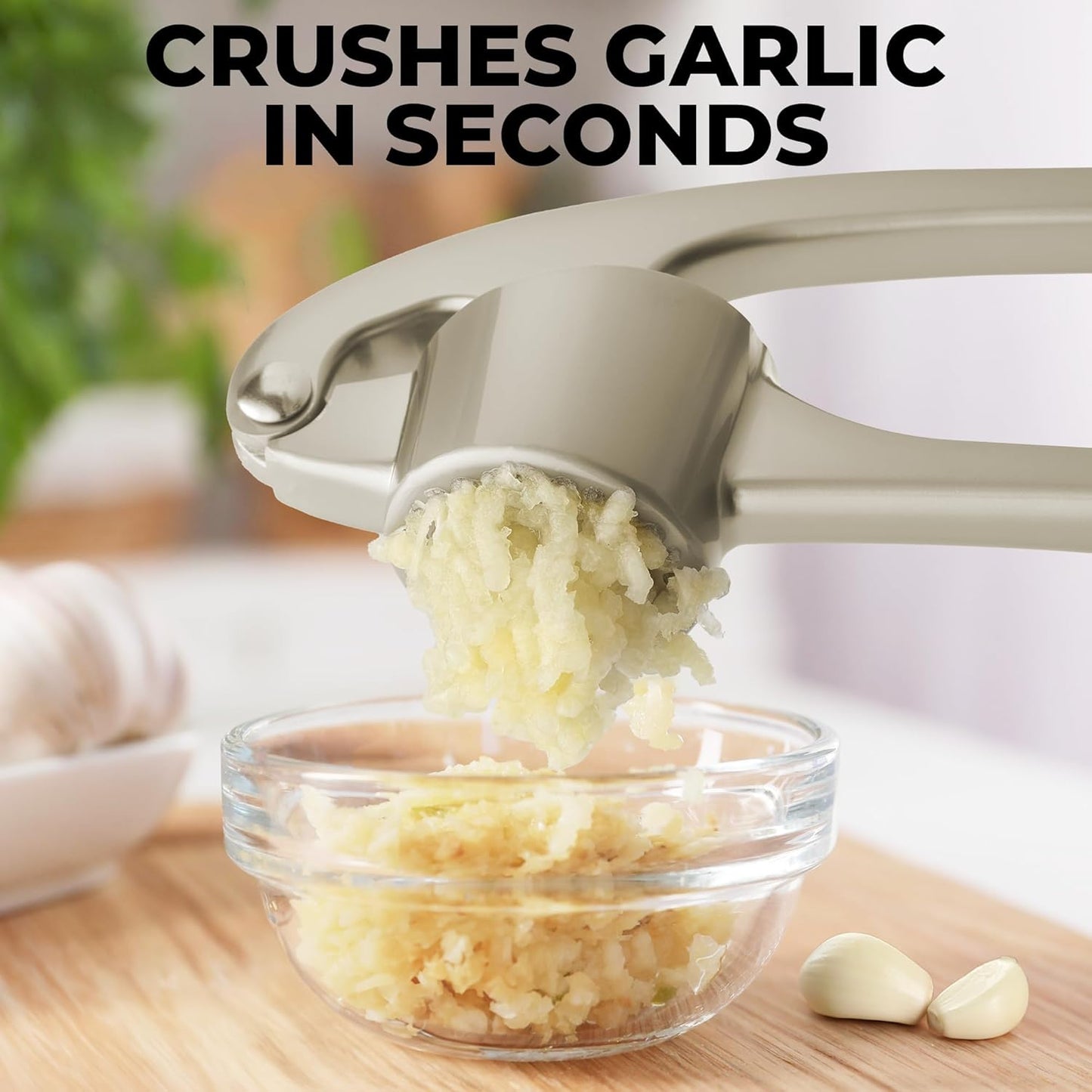 KLENIMORE ™ 🧄Premium Garlic Press Set - Rust Proof & Dishwasher Safe Professional Garlic Mincer Tool 🧄