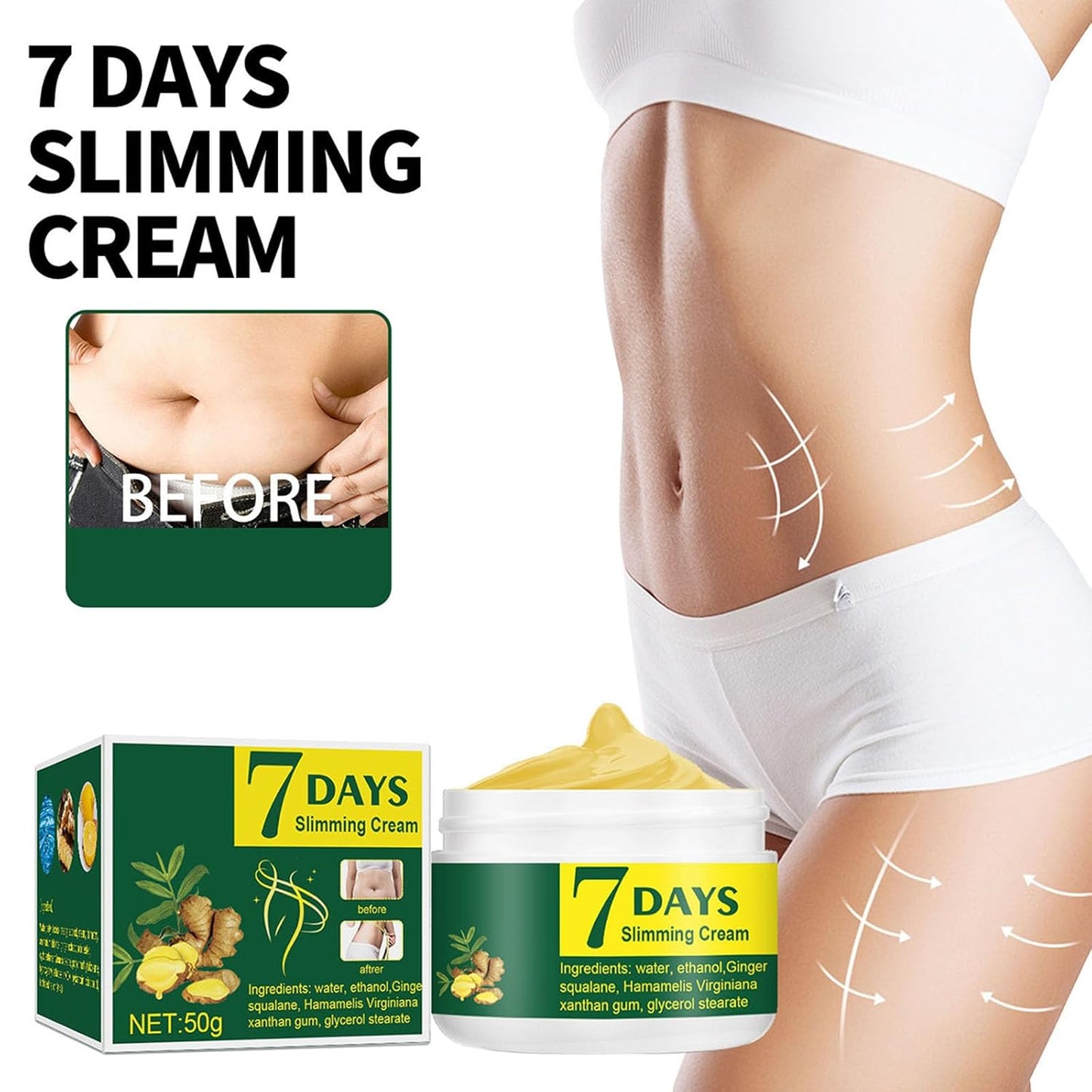 7-Day Ginger Slimming Balm | Shed Fat Fast & Sculpt Your Body!