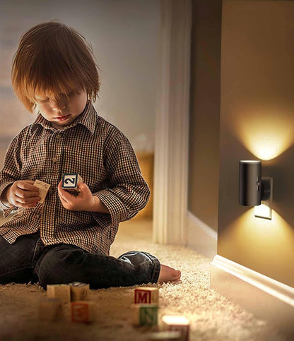 Sensor LED Night Light 🌙 | Auto-On & Dimmable—Hassle-Free Night Glow!