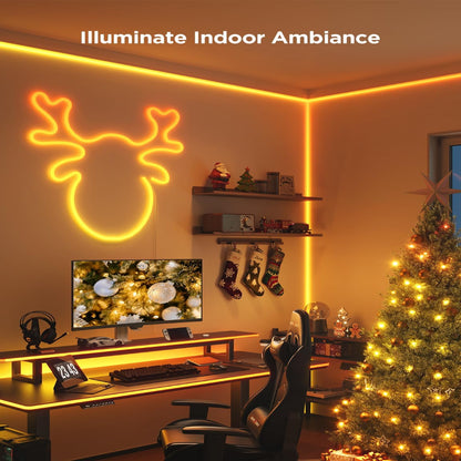 🌈 Smart LED Strip Lights - Bluetooth/WiFi Controlled, Music Sync RGB Lights