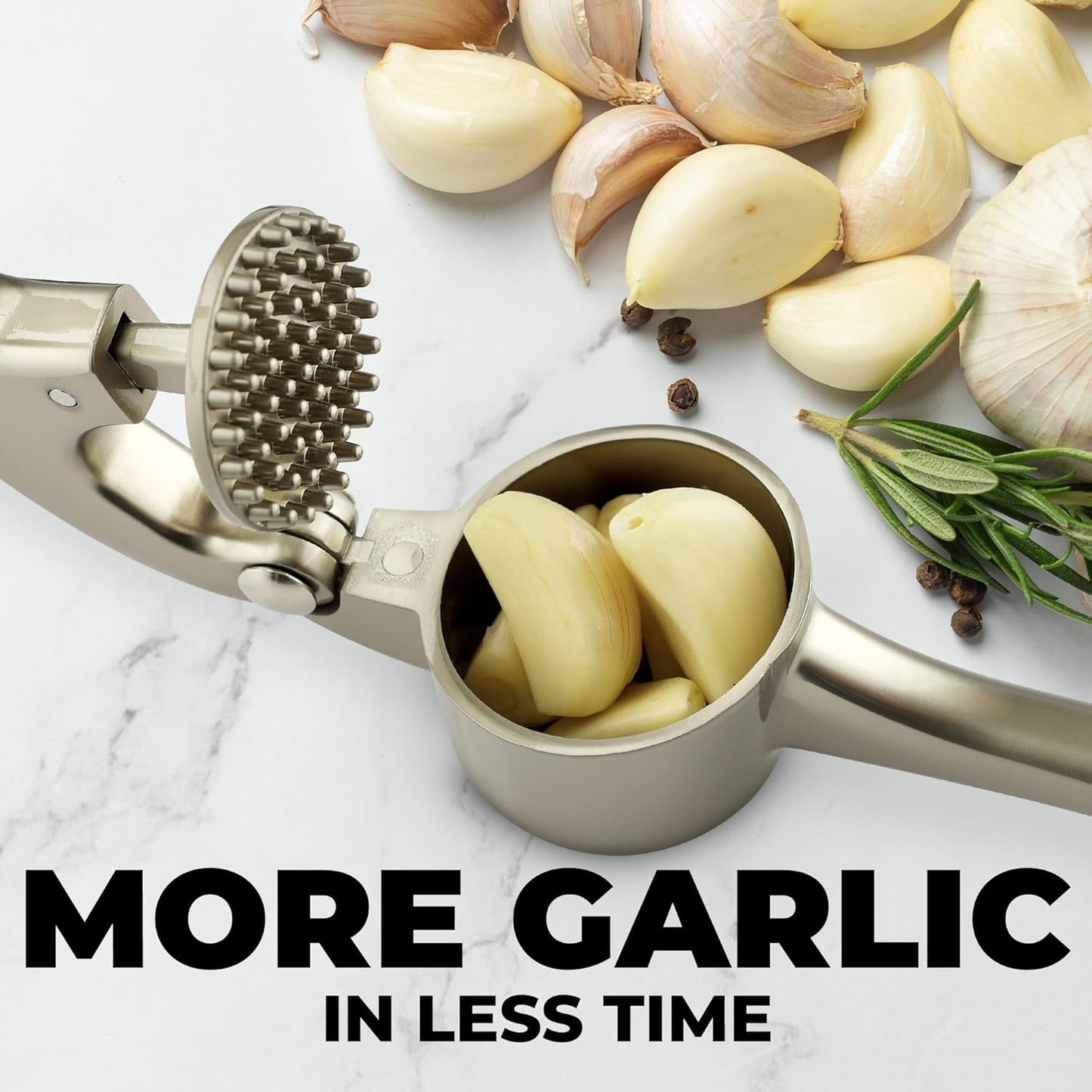 KLENIMORE ™ 🧄Premium Garlic Press Set - Rust Proof & Dishwasher Safe Professional Garlic Mincer Tool 🧄