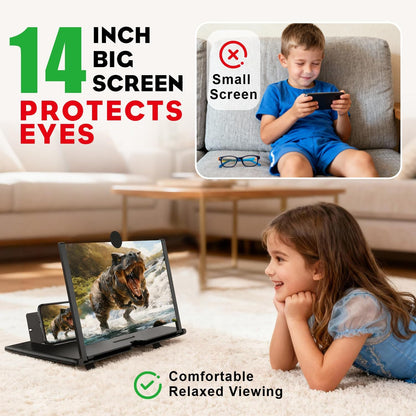 Phone Screen Magnifier 🔍 | 3D HD Amplifier for Seniors & Movie Lovers