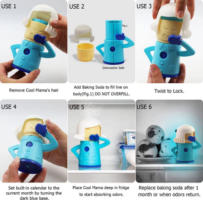 Microwave Cleaner andFridge Deodoriser. Easily Clean in Minutes for Home or Office