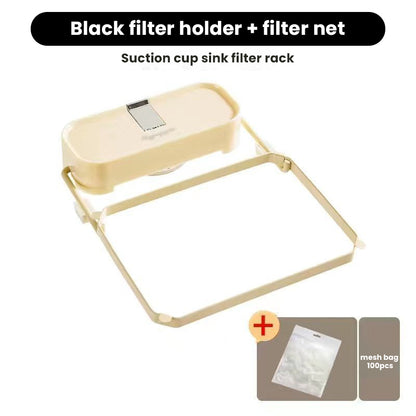 🔥Suction Cup Sink Filter Holder No more clogged sinks! With this suction cup sink filter holder, kitchen waste and leftovers can be caught in one place🔥