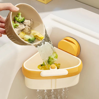 ✨Give you a different feeling when using the suction cup sink corner bracket✨