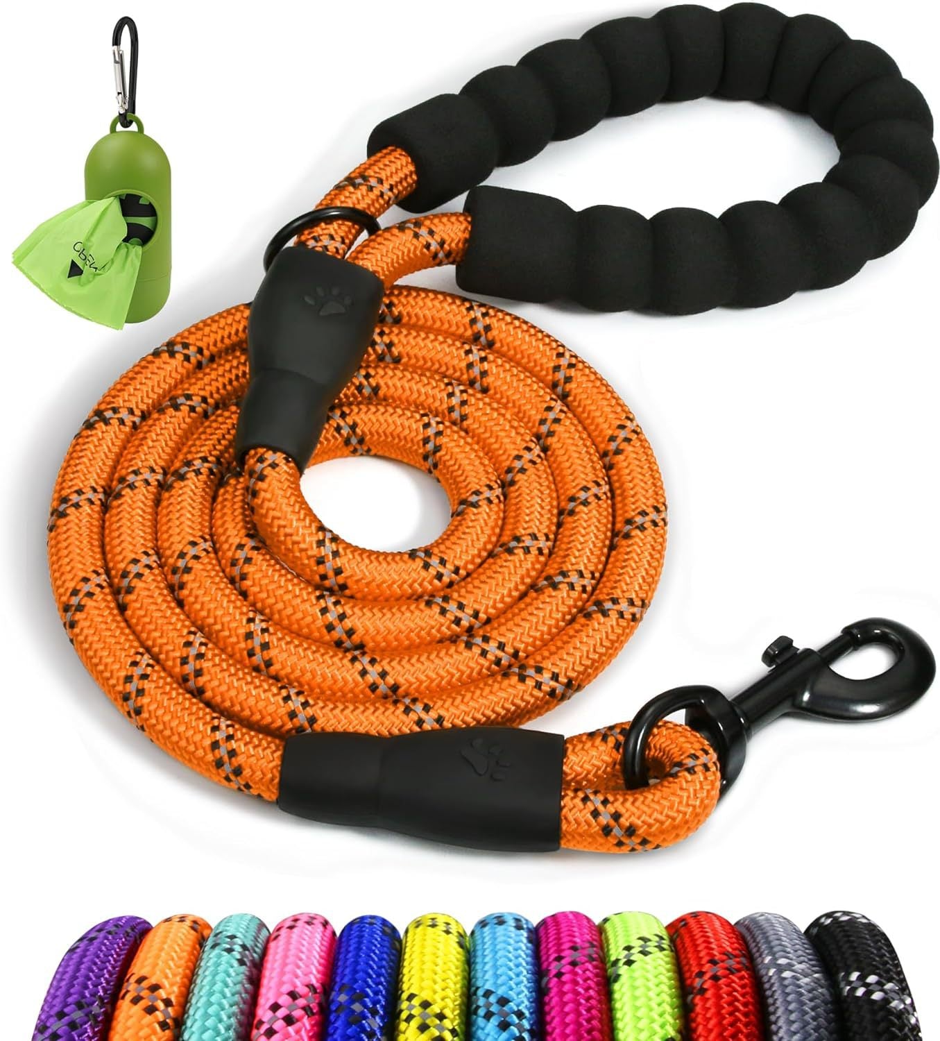 🔥Pet leash, dog leash, reflective strip, dog leash, no hand-binding, dog leash, anti-bite🔥