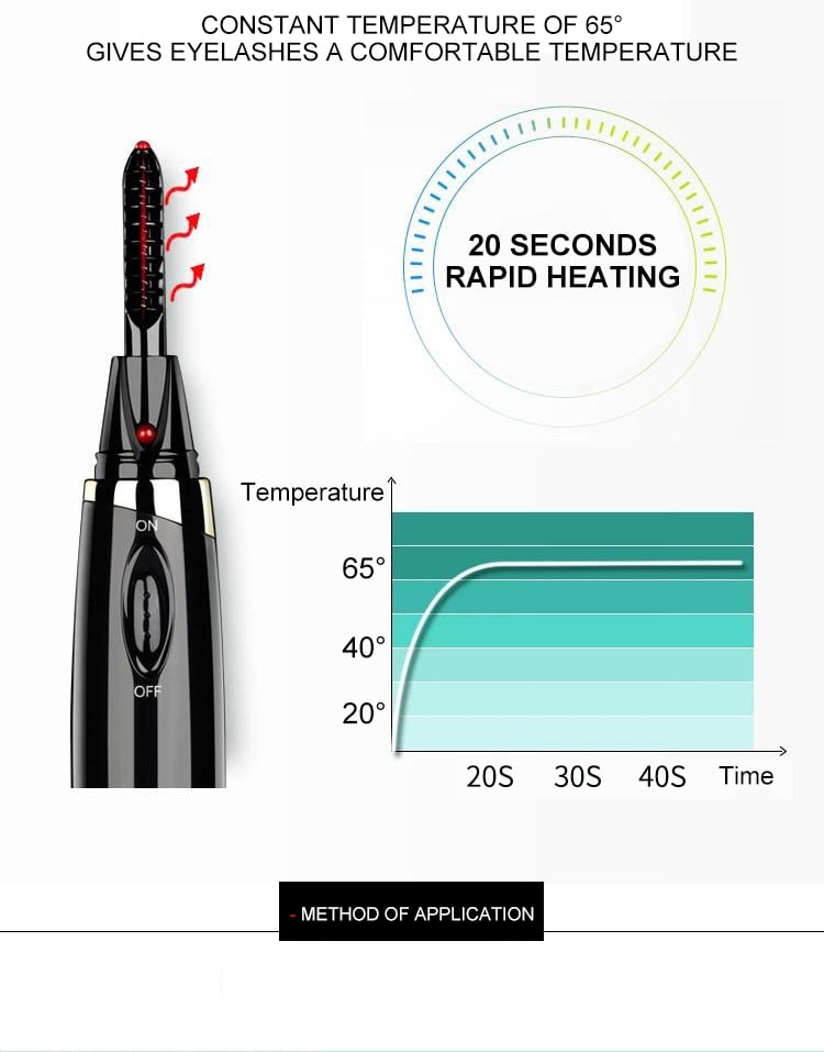??LAST DAY SALE 50% OFF??Heated Lash Curling Tool
