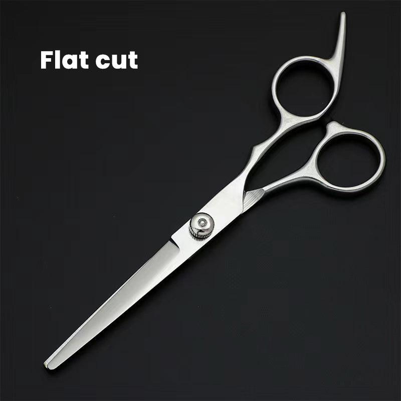 🔥Hairdressing tooth scissors flat scissors hair salon professional thinning scissors home portable bangs hairdressing tool flat tooth scissors set🔥