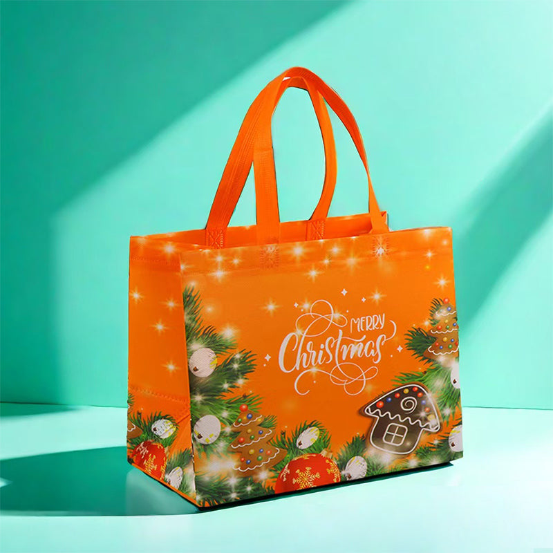 🔥[Best Gift For Kids] Halloween & Christmas Non-Woven Candy Tote Bag🔥