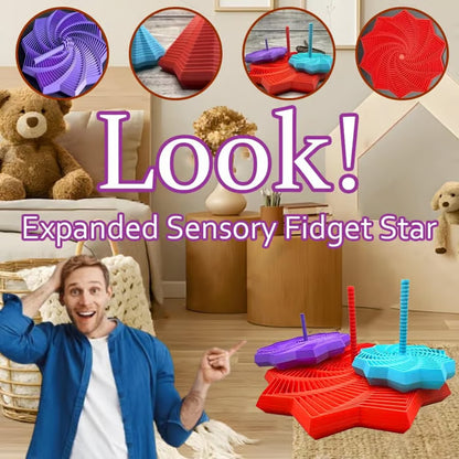 🔥Last 3 Hours up to 75% off：✨Expanded Sensory Fidget Star