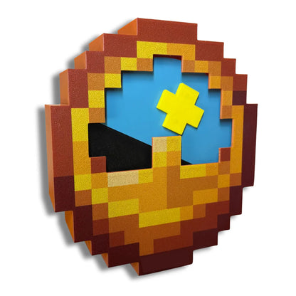 Pixel Clock 24 Hours🎮 | Retro Gaming Decor for Fans!