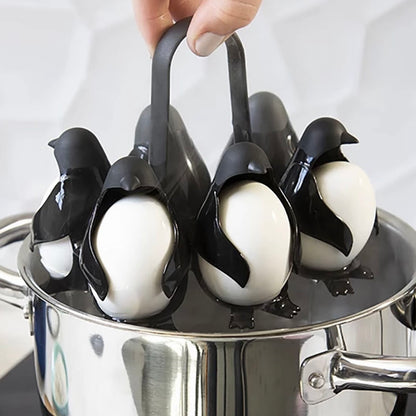 🔥 GREAT DEAL! 🔥Save $ 3 | 🐧Cute Penguin Egg Cooker - 6-Egg Capacity