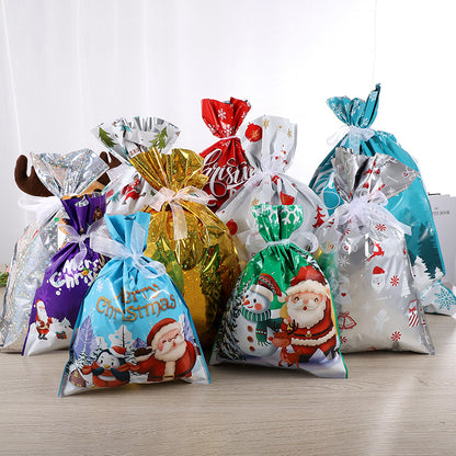 Holiday promotions！🎄mas Gift Bags Holiday 🎁Reusable Santa Gift Bag Assorted✨