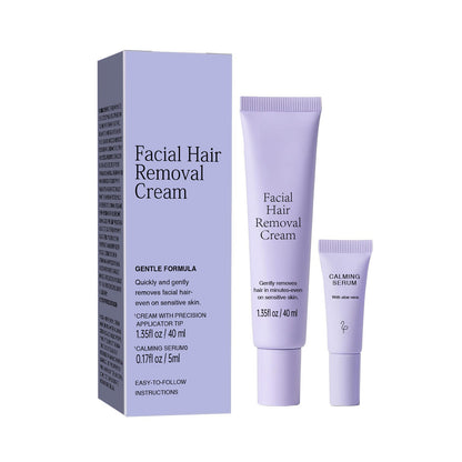 Limited Time Offer ⏰| Women's Facial Hair Removal Cream with Calming Serum ✨