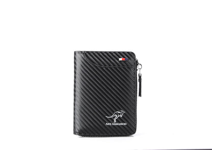 (🎁2025 Hot Sale 🎁)🔥Men Wallet Zipper Genuine Leather Purse ( RFID PROTECTED )🔥