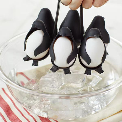 🔥 GREAT DEAL! 🔥Save $ 3 | 🐧Cute Penguin Egg Cooker - 6-Egg Capacity