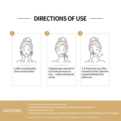 Herbal Scar & Acne Mark Gel 🌿 | Users with acne scars (post-operative scars), stretch marks, etc.